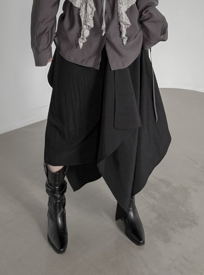 mnem（ムネム）の「Sia Layered Unbalanced Skirt（Skirts）」