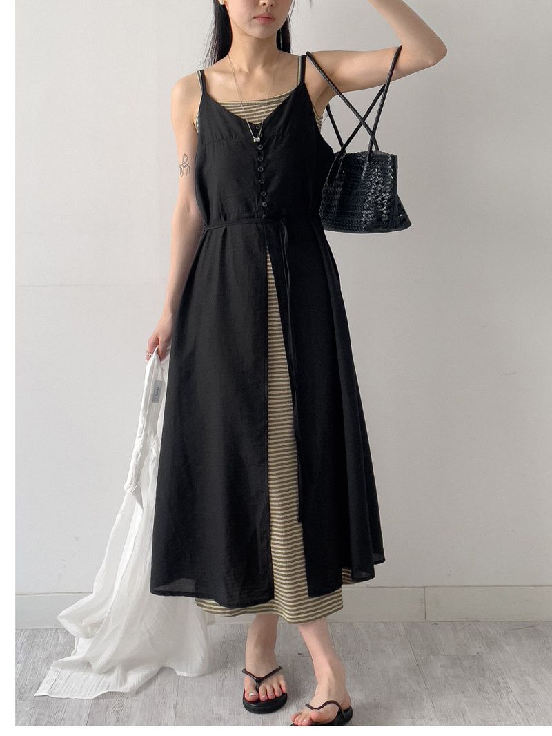 Mochi Tencel Layered Long Bustier