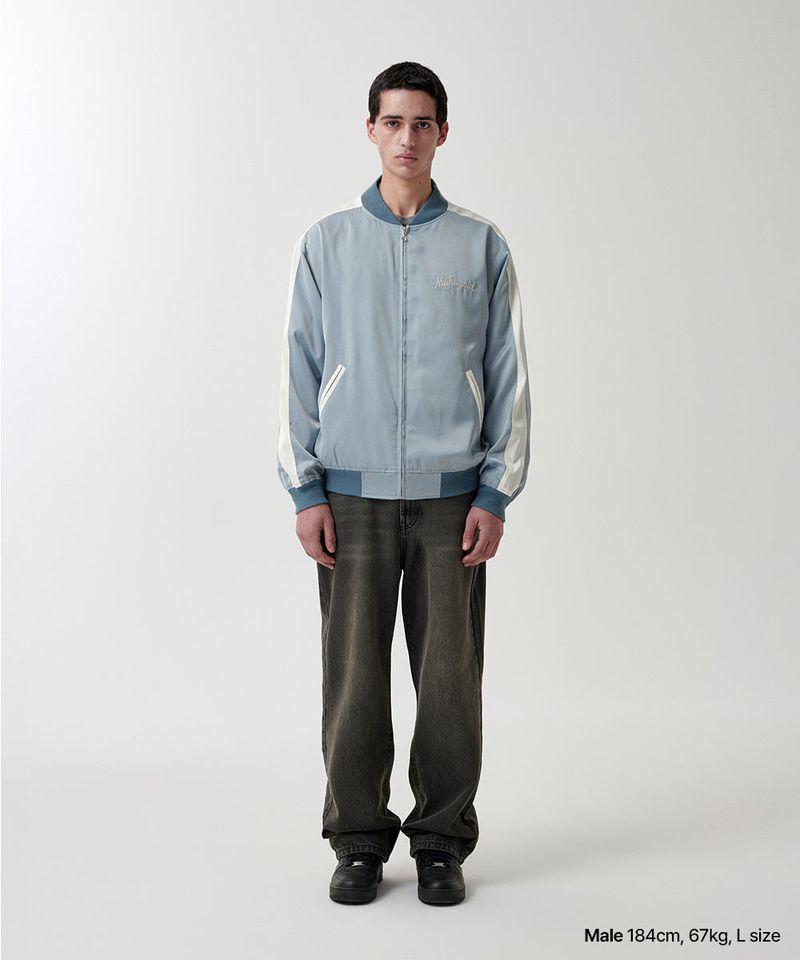 ROPE LOGO SATIN JACKET