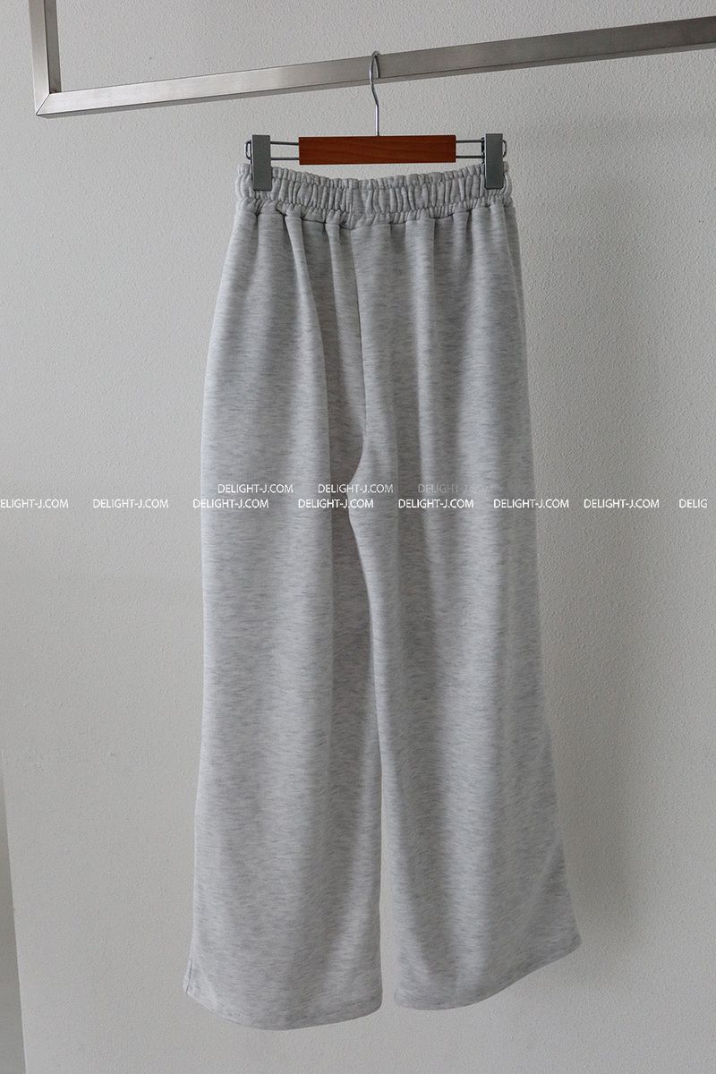 8 color napping pintuck banding wide pants