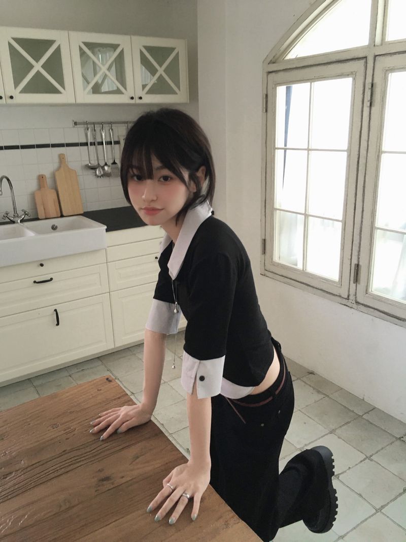 Odd Preppy Sleeve Shirt T