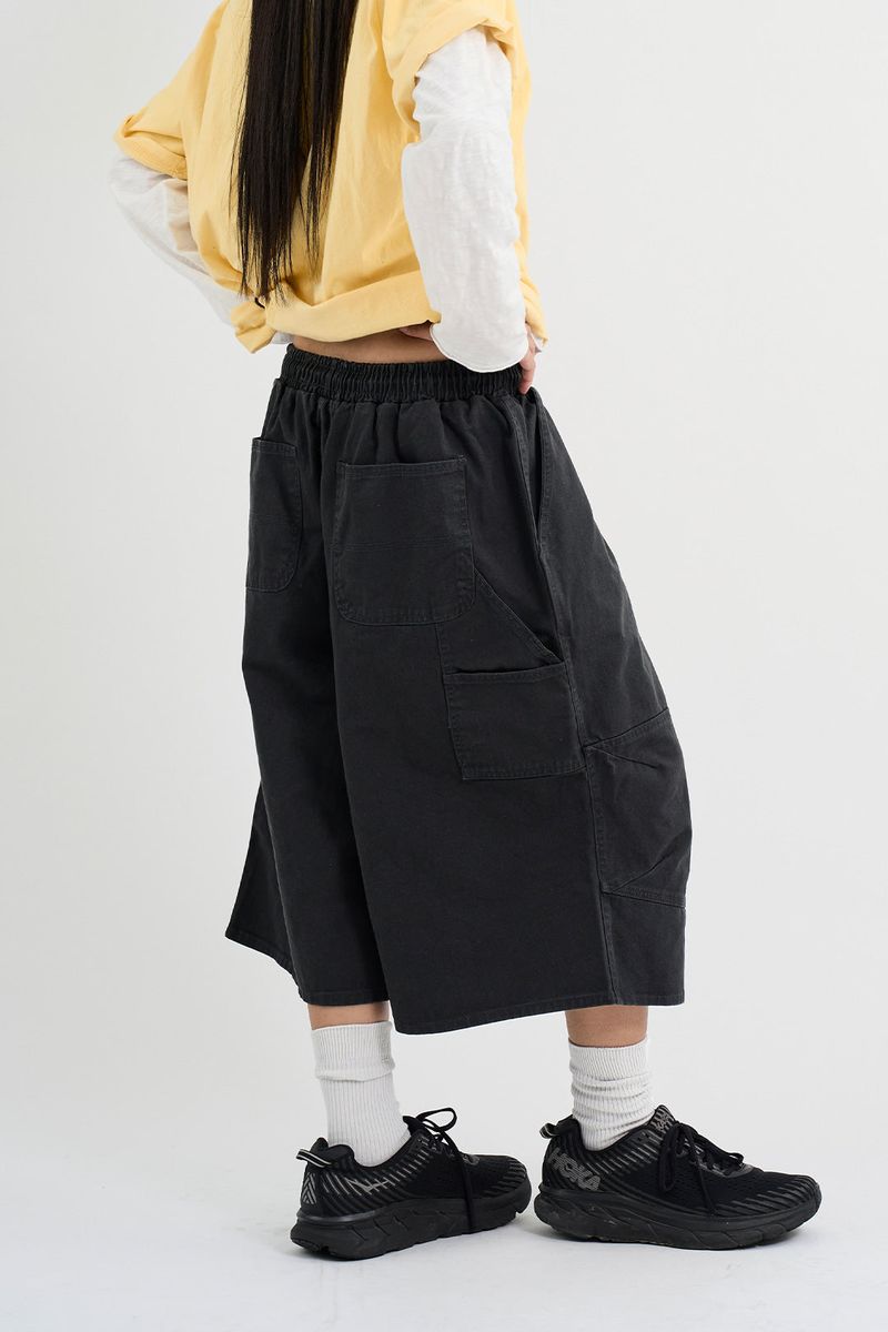 Washed Volume Carpenter Bermuda Pants