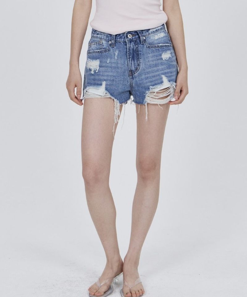 calloutnewyear(cony)(コールアウトニューイヤー(コニー))の「CONY VINTAGE DESTROYED DENIM SHORTS(Pants)」