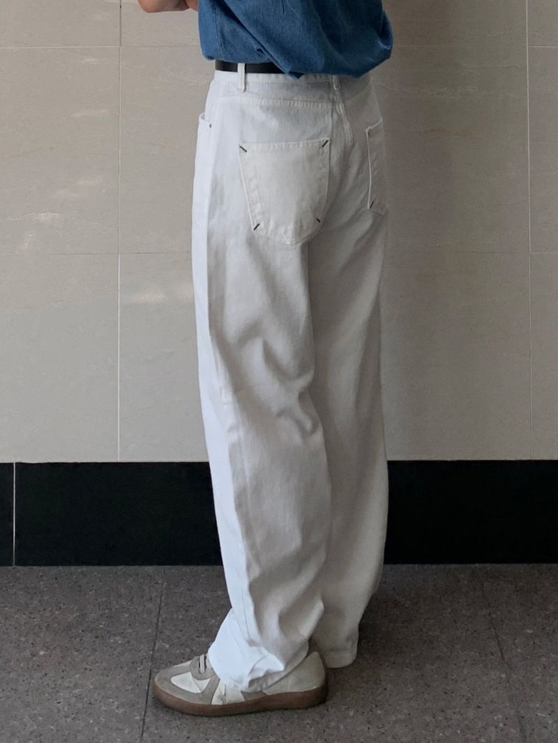 Titrue Back Pocket Wide Pants