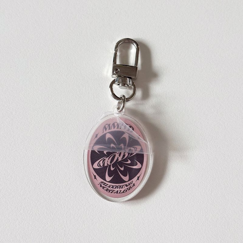 MOBN Acrylic Keyring (DustyPink/CharcoalGray)