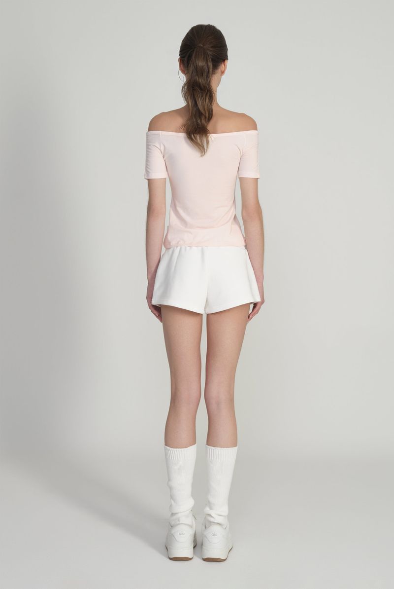 09 Numbering shorts, White