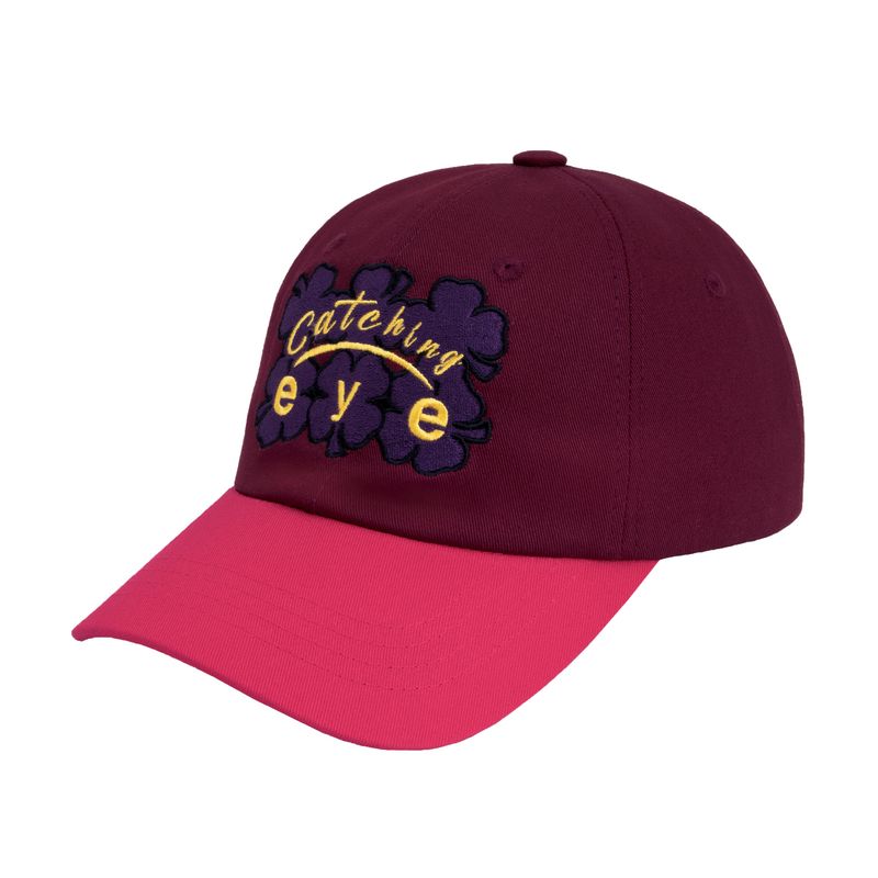 SUIBOM（スイボム）の「Catching Eye Ball Cap - Burgundy / Pink Yarrow（Hats）」