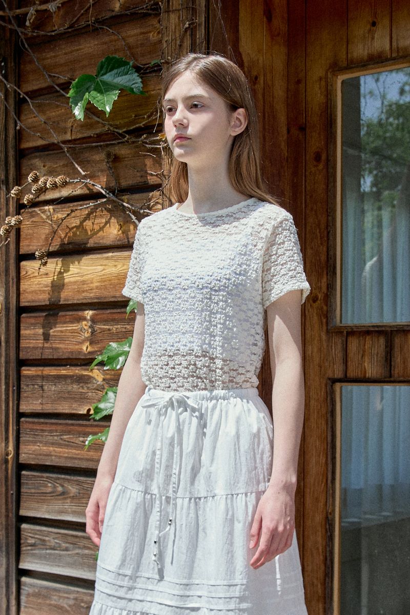 LACE JACQUARD TS