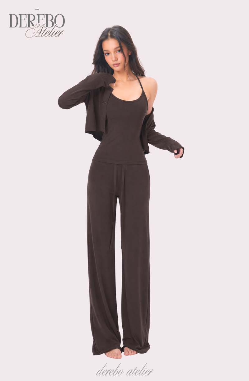 Roena pad sleeveless flare training set-up (pants long)