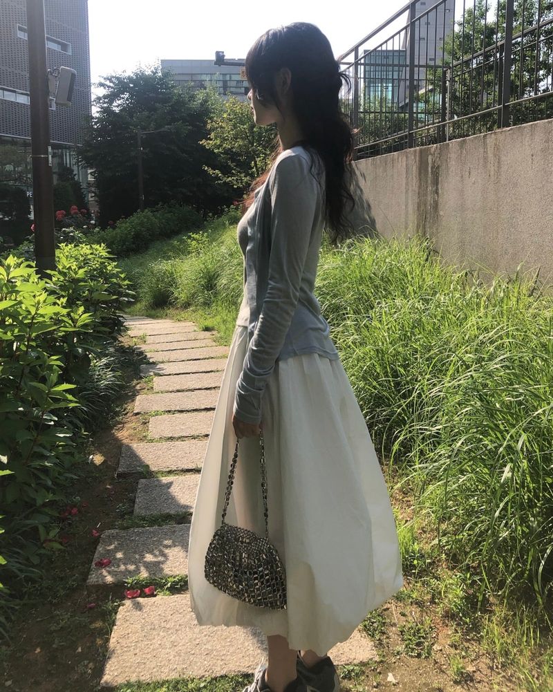 Balloon Maxi Skirt