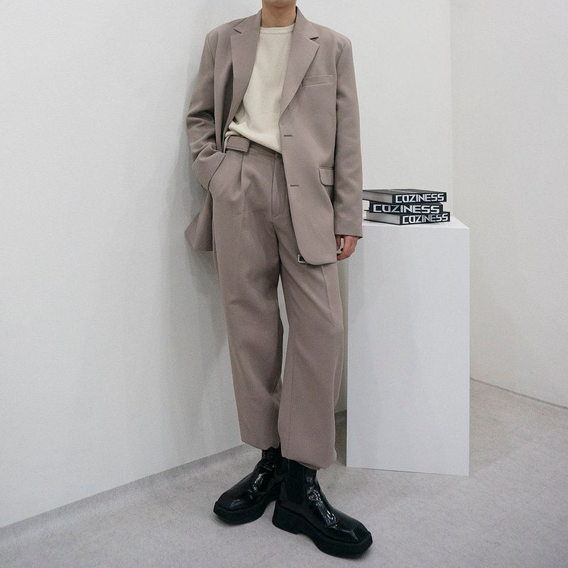 SK Daddy Half Two-Button Jacket (Set Up