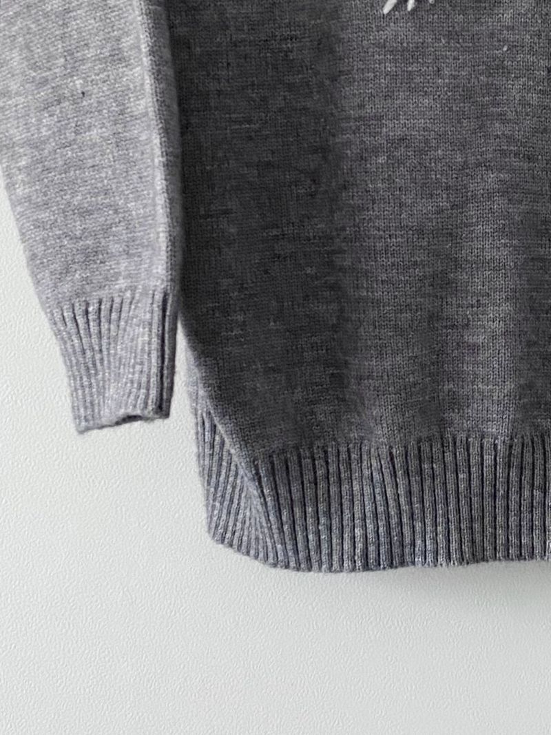 ウィッシュフルステッチニットフード