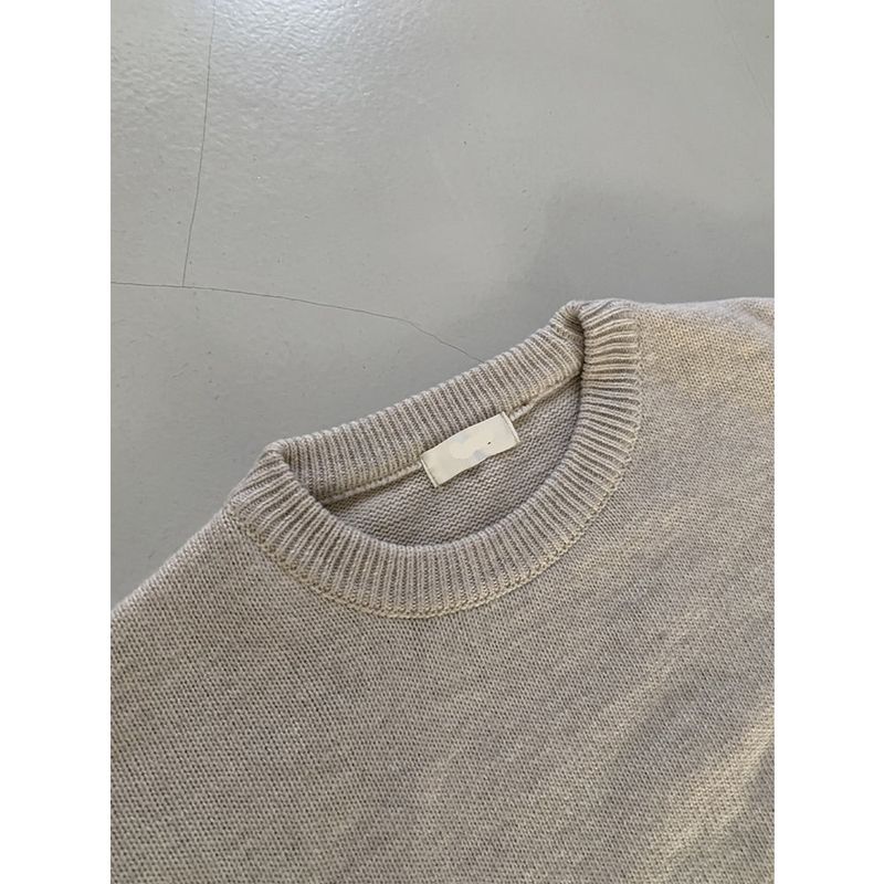 Nus.DANE カシミアアイボリーニット