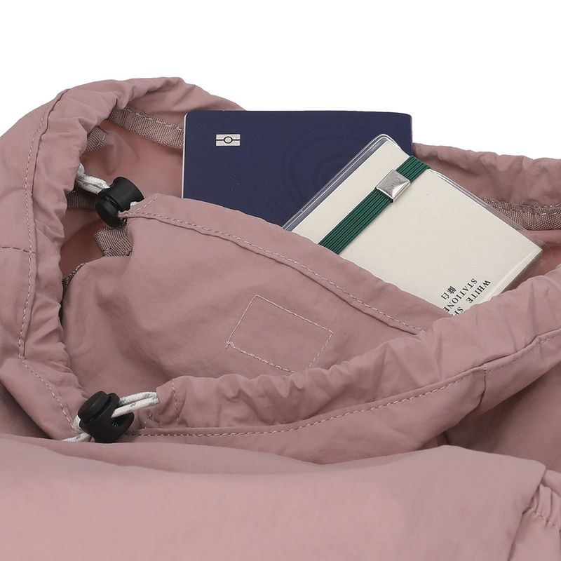 ID Packable String Backpack 18L / Dusty Pink