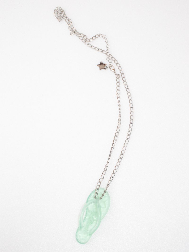 MINT FLIP-FLOP NECKLACE