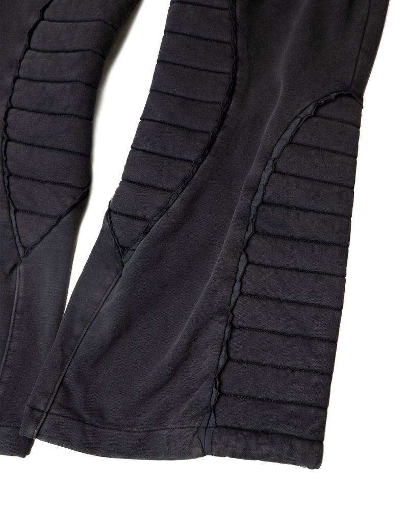 FRINGE MOTOR WASHED GREY PANTS