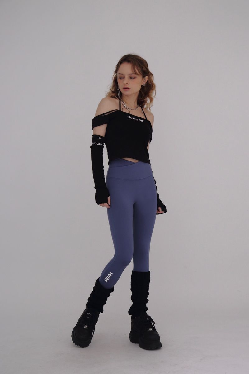 DOUBLELAP LEGGINGS- indi blue