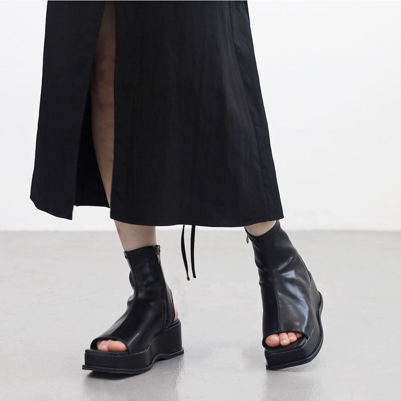 2 3 Open To Ankle Boots