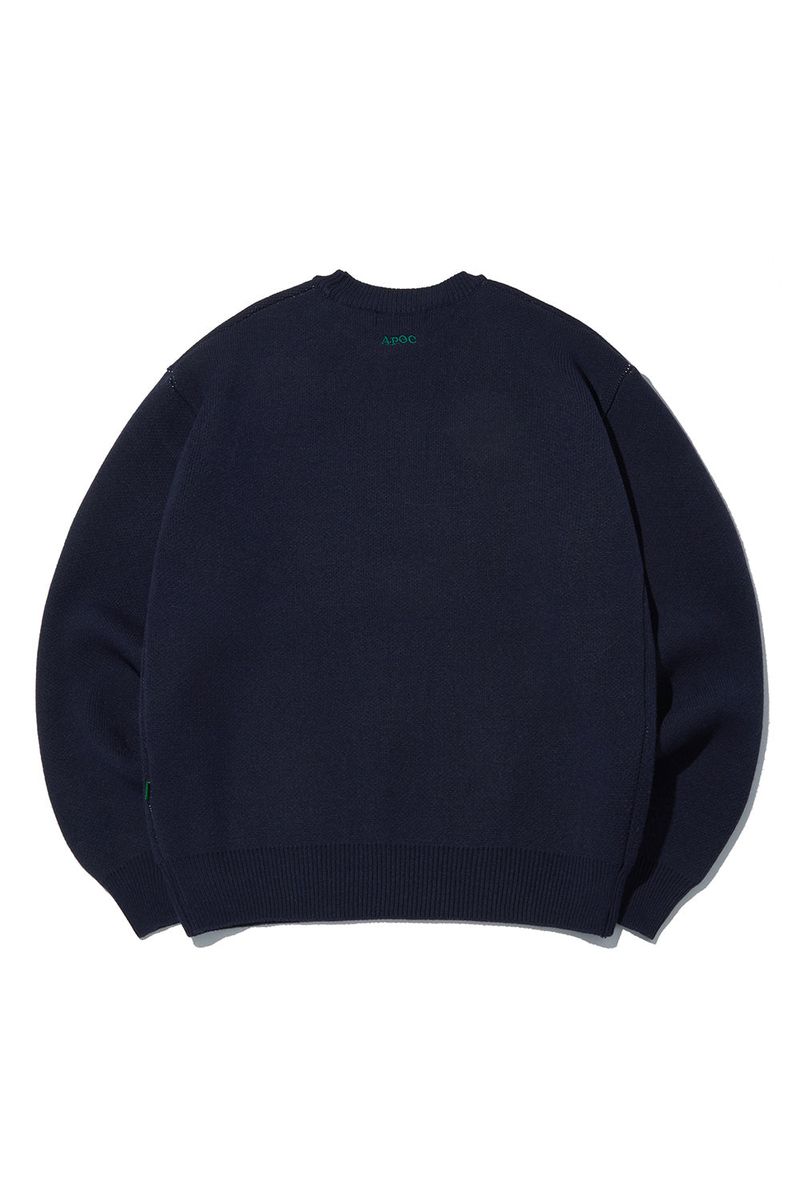HTT Jacquard Knit_Navy