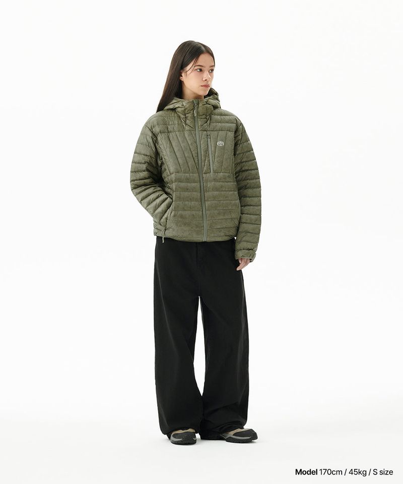 LIGHT HOODED DOWN PUFFER