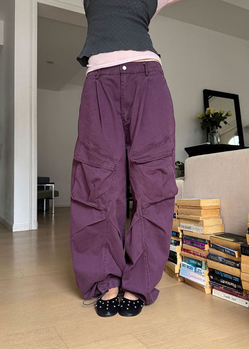 GARMENT CARGO WIDE PANTS