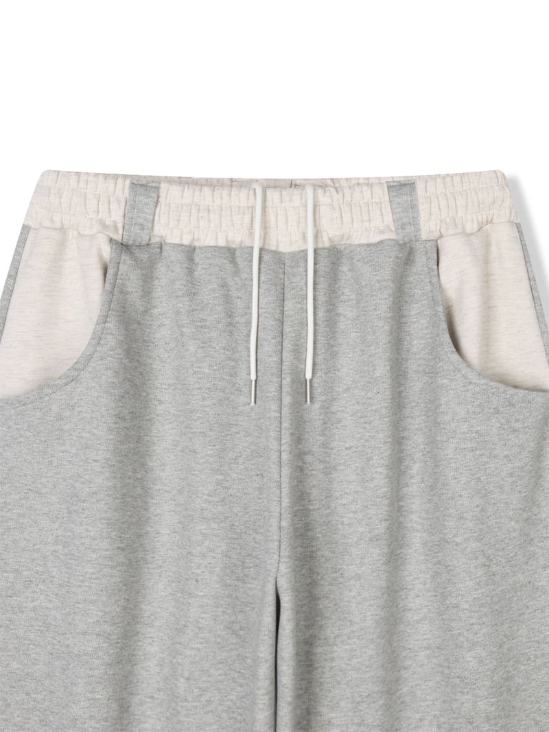 Peanut color matching pocket sweatpants