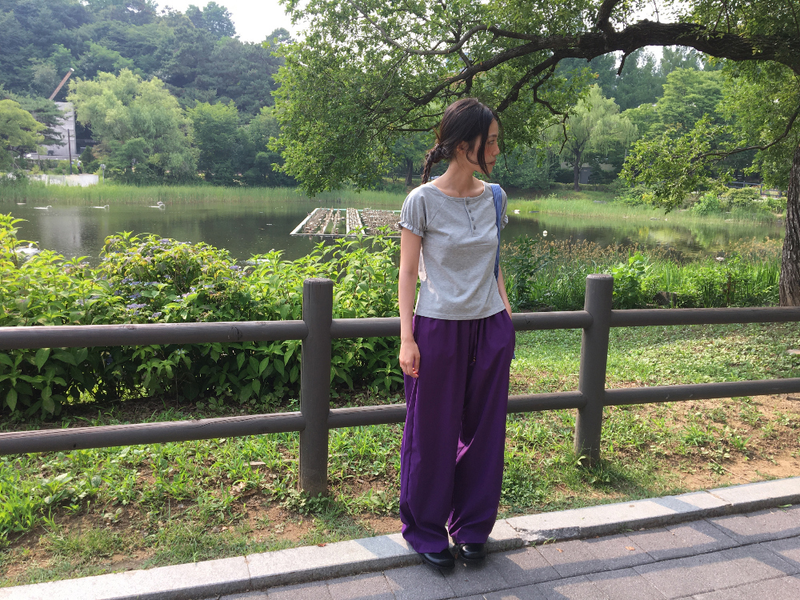 Park Wood String Pants (3color)