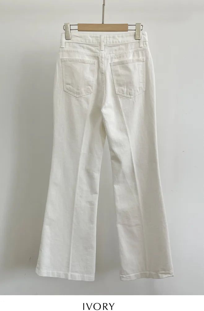 Kota Center Crease Slim Long Bootcut Pants