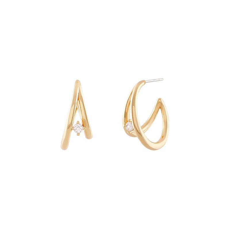 GOLD BEAM EARRING