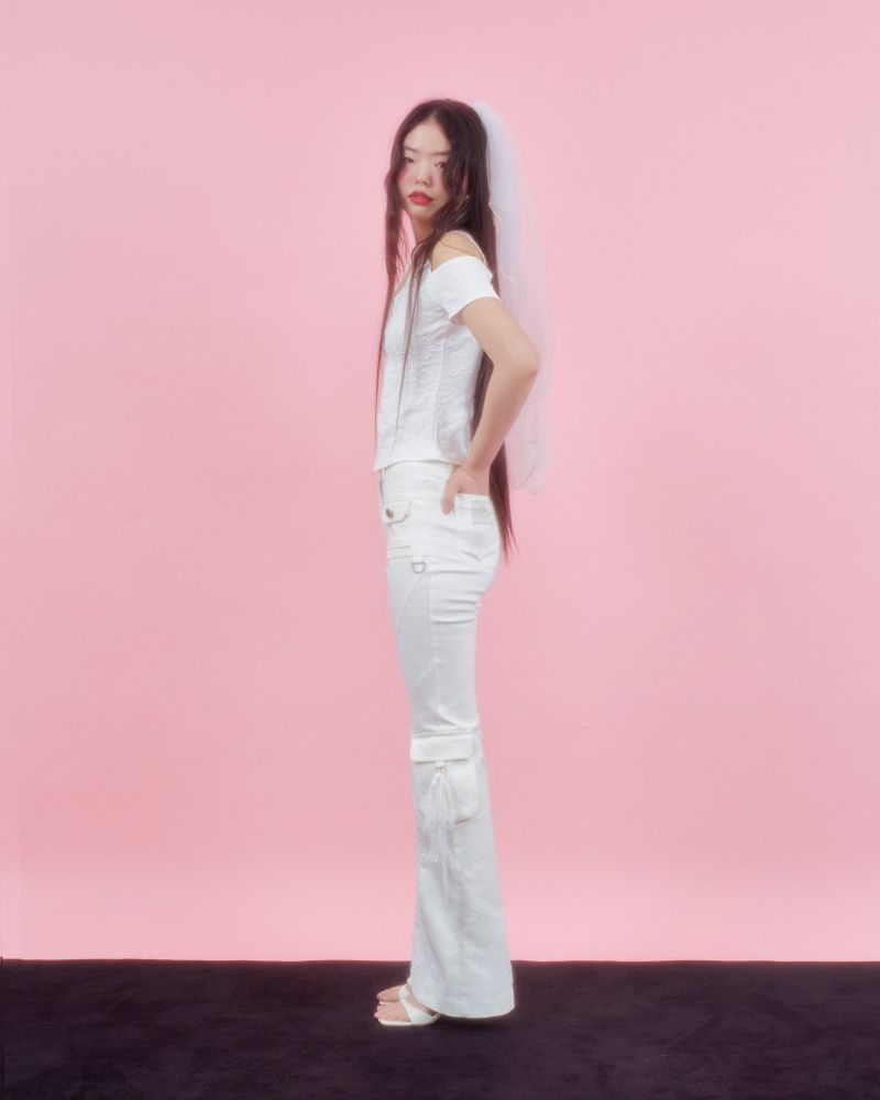 ROSE HALTER BLOUSE [WHITE]