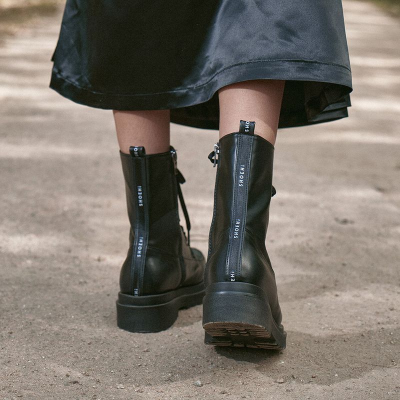Answer Lace-up Walker Boots_B1510