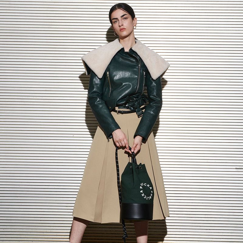  [UNISEX] LOGAN RIDER JACKET, DEEP GREEN