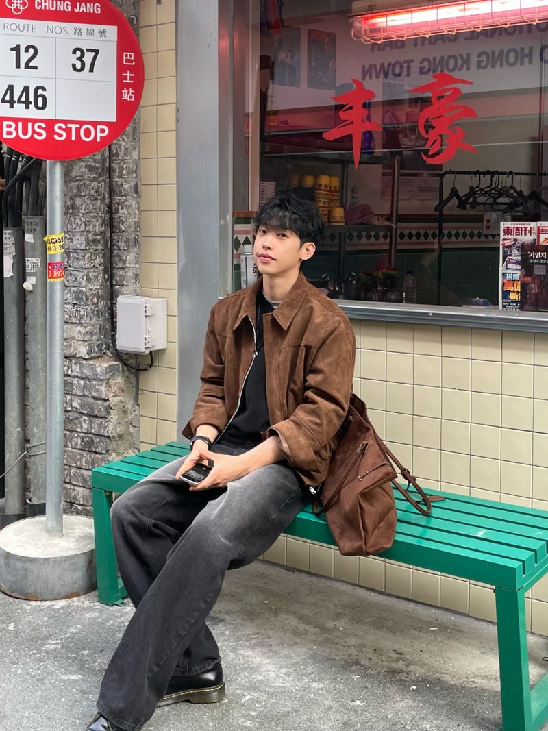 Low Crop Suede Jacket (3colors)