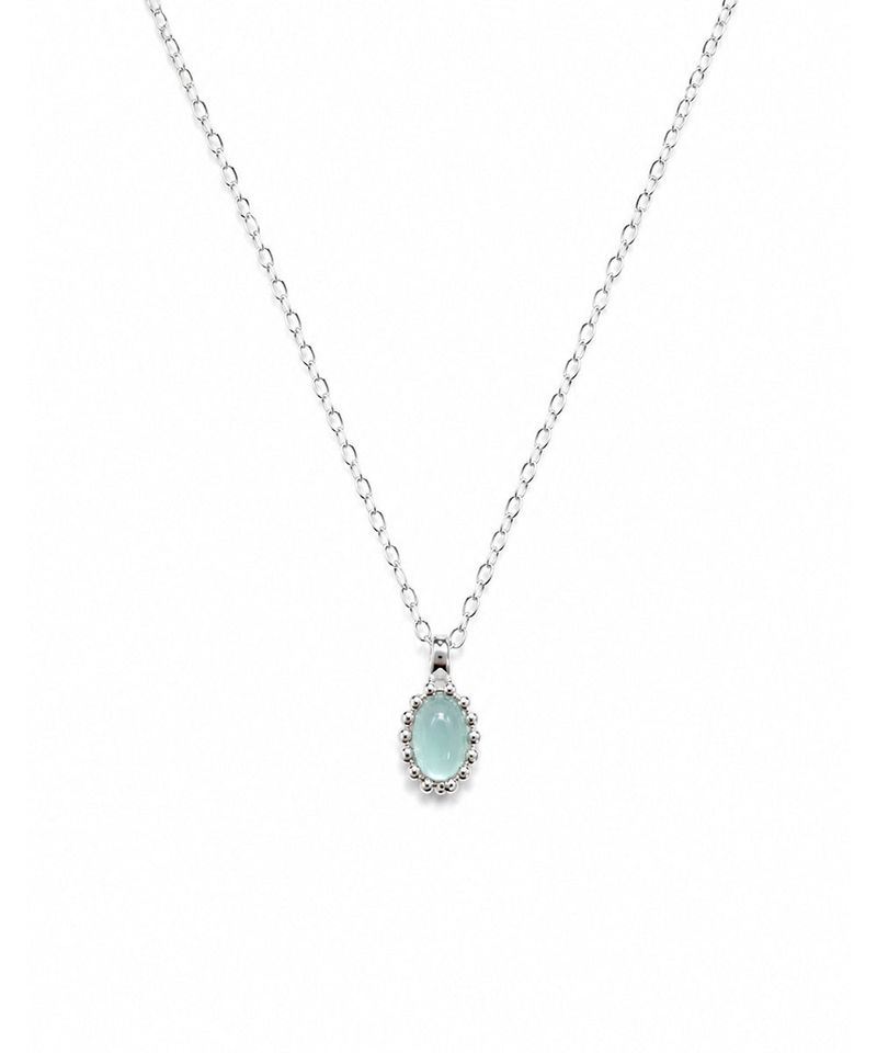 OVAL MINI NECKLACEㅣSILVER