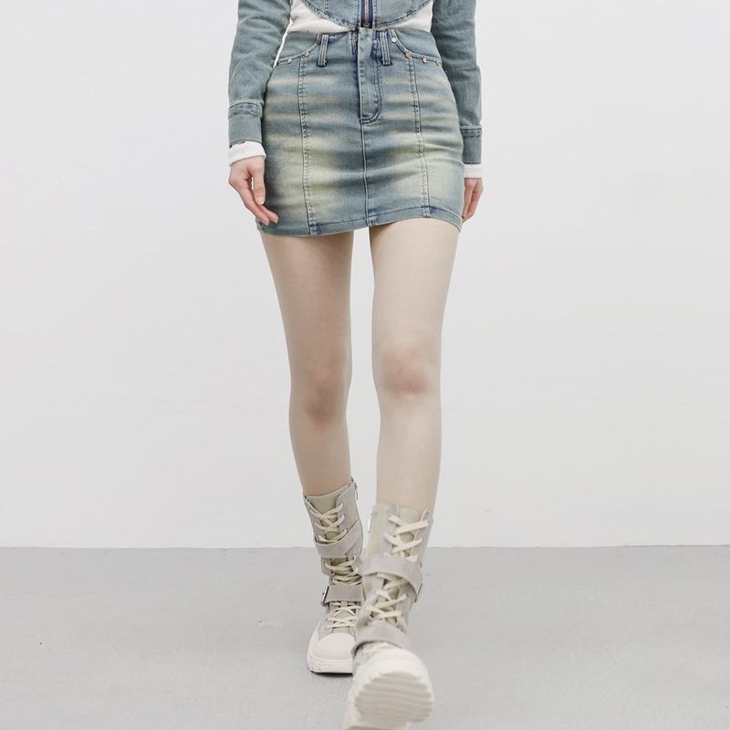 Ned Buckle Suede Middle Boots