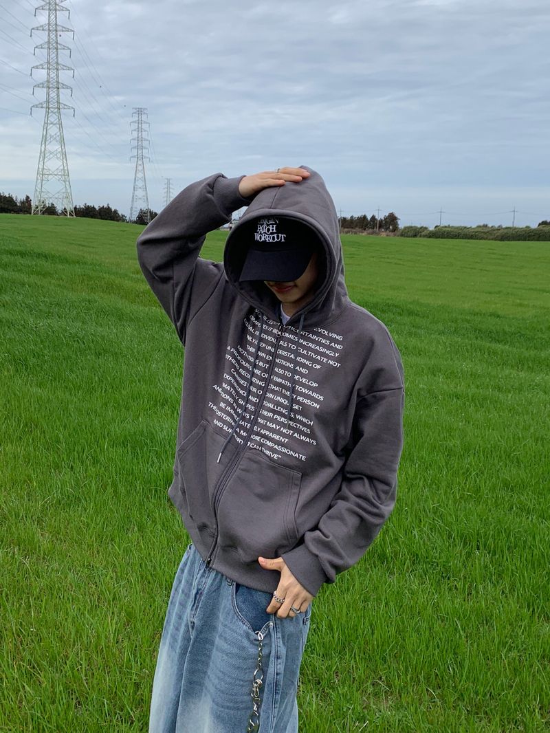 Link Line Hooded Zip-Up (3 Colors)