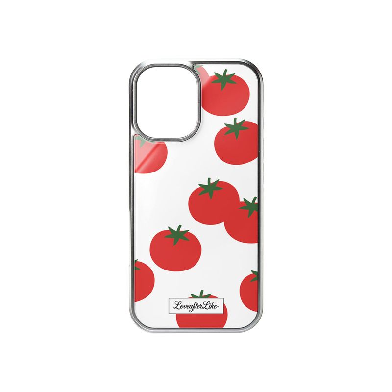 [MADE]little tomato Standard Glass phonecase WHITE, BLUE