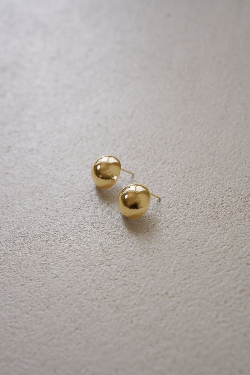 [MADE] Silver925_Clean Half Ball_E (3colors)