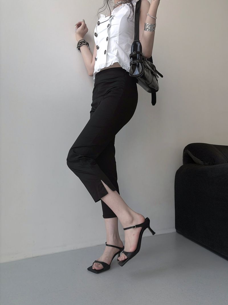 summer capri pants (2color)