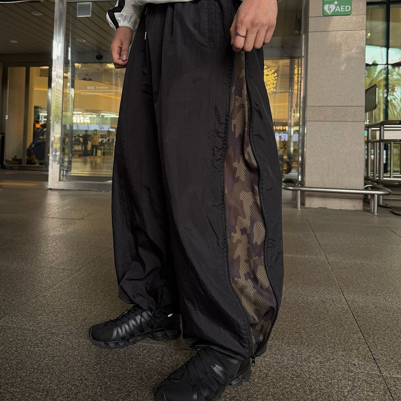 Camo Nylon Pants (3color)