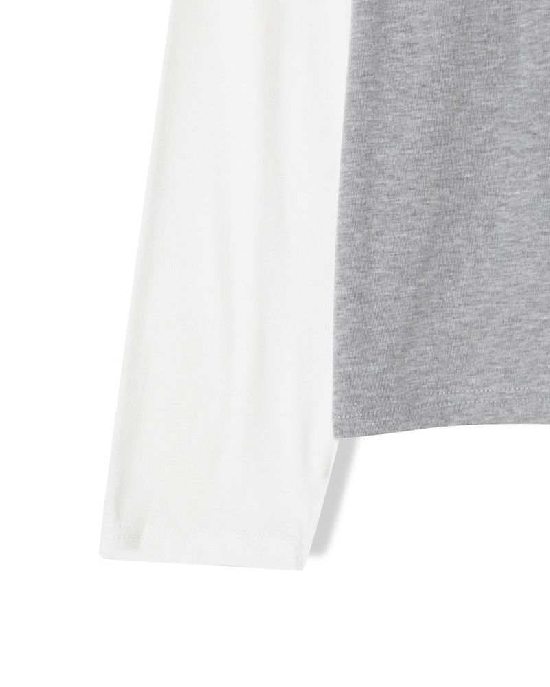 Mix Layered Long Sleeve T-Shirt