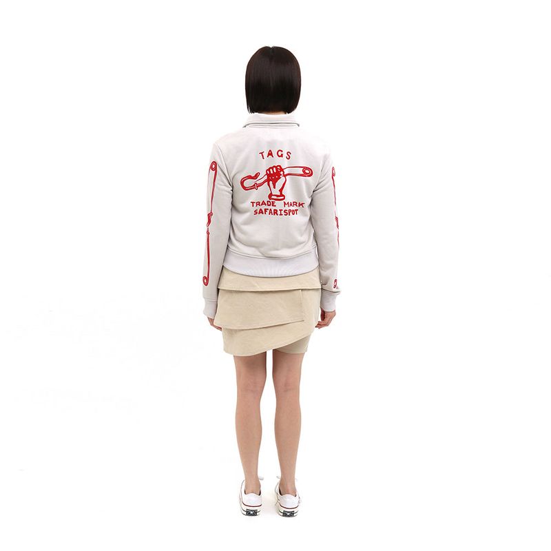S CLEF WRAP SKIRT PANTS (BEGIE)