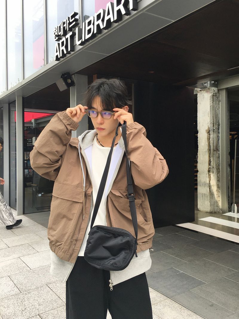 Uchi High Neck Windbreaker 4C