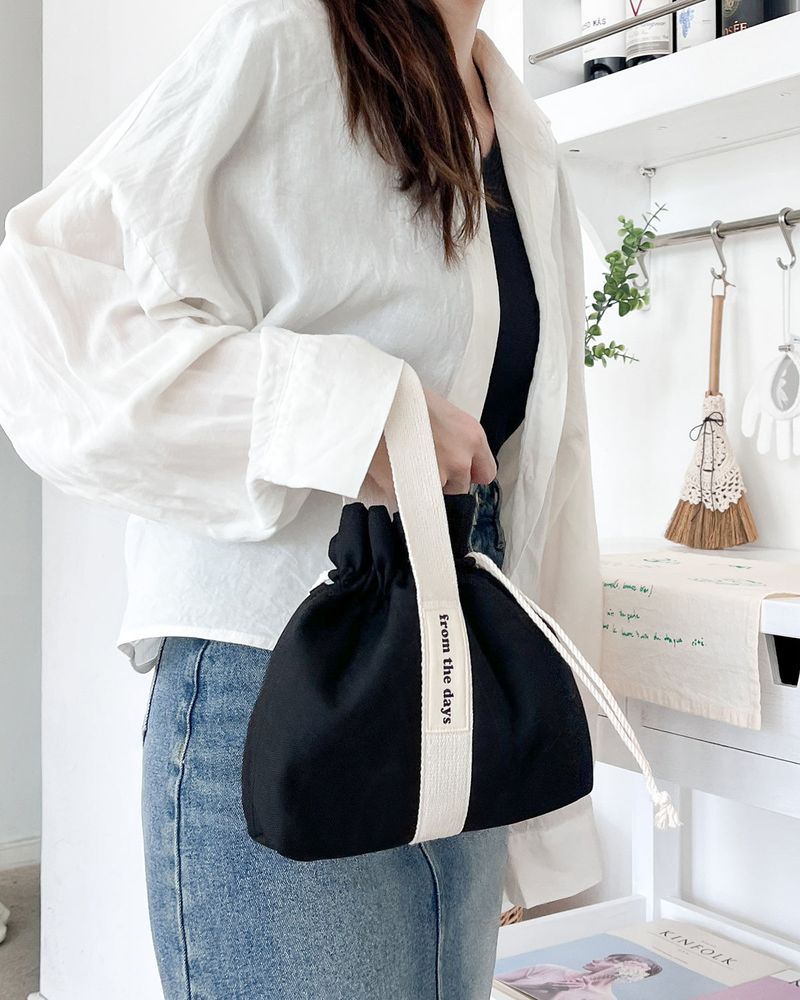 【MADE】Canvas Pouch Bag - Black