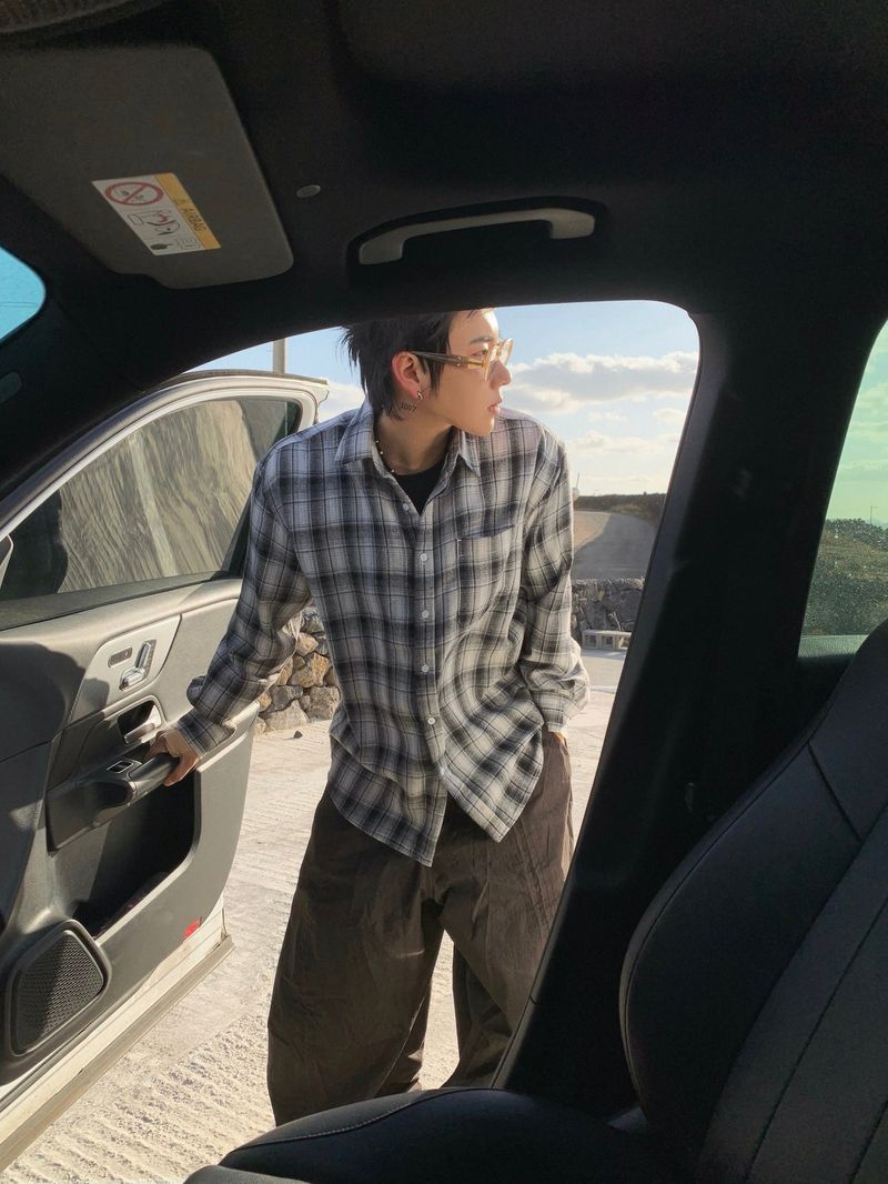 Suss grunge check shirt 2C