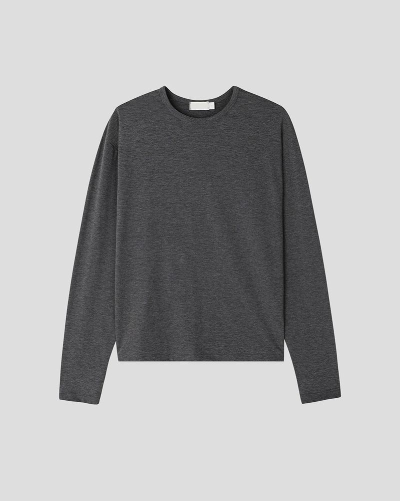 Silky Basic Layered Long Sleeve T-Shirt