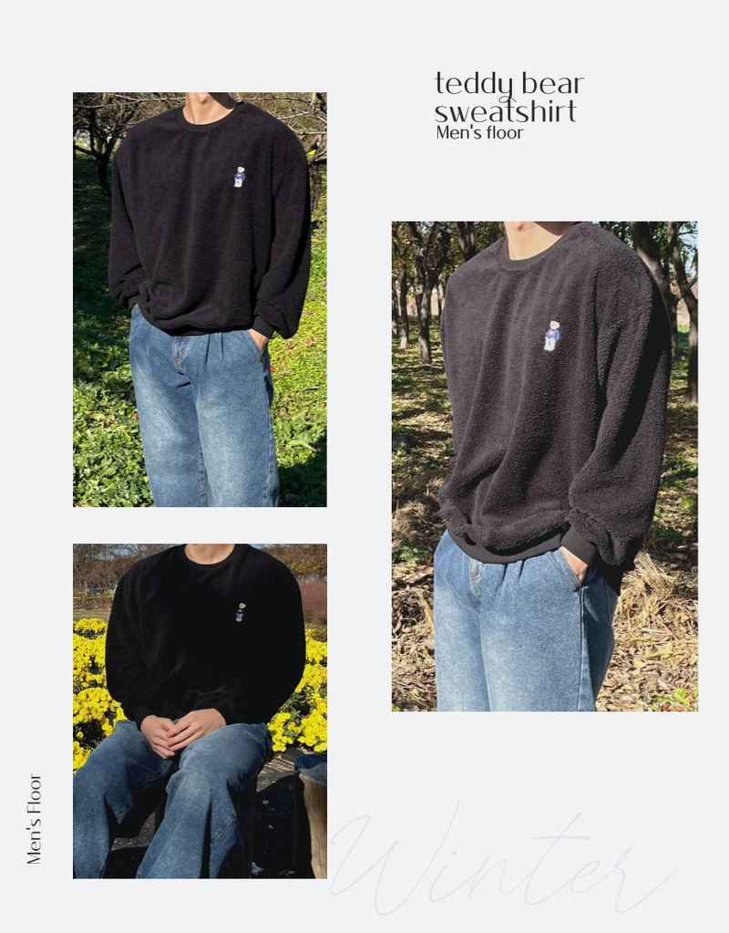 Bear round tumble sweatshirt