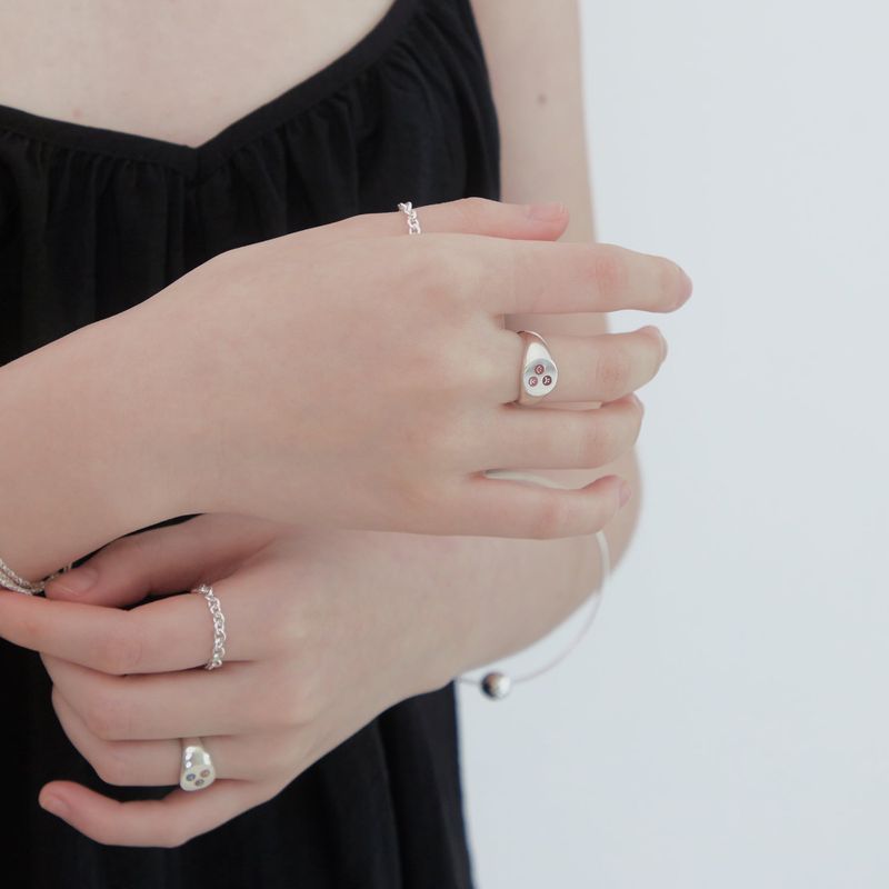 baby bold chain ring