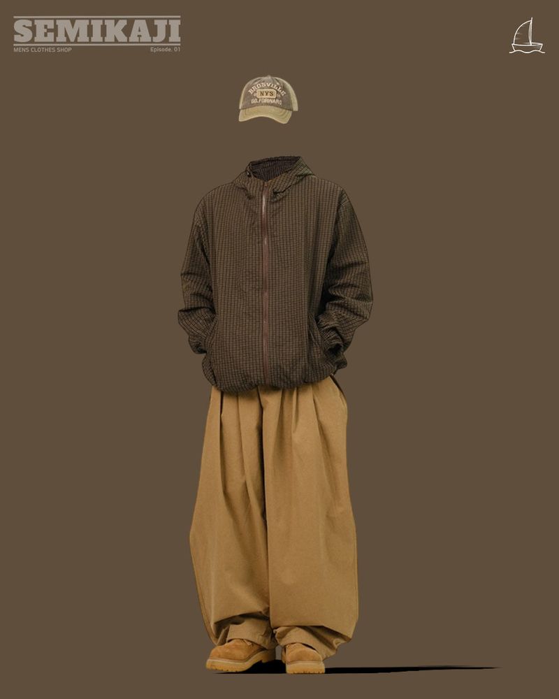 ED Check Hoody Windbreaker