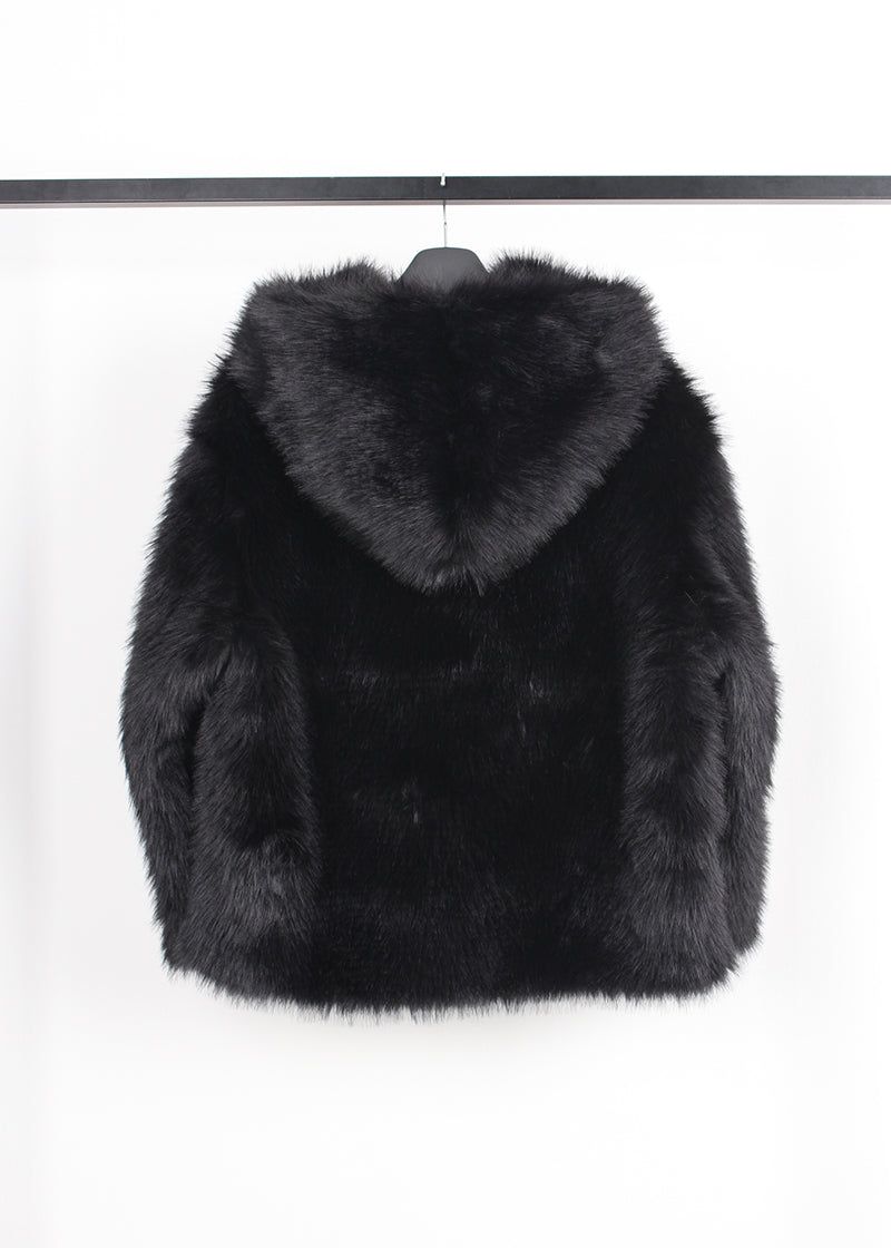 HOLIDAY HOOD FUR JACKET